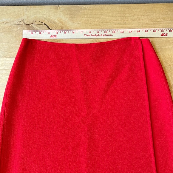 LINDA ALLARD ELLEN TRACY SKIRT 4 PETITE 100% WOOL TRUE WRAP PENCIL CAREER VTG - Picture 7 of 12